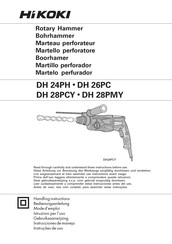 HIKOKI DH 24PH Mode D'emploi