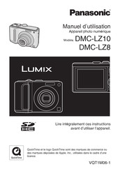 Panasonic Lumix DMC-LZ10 Manuel D'utilisation
