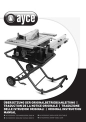 Ayce MJ10250VIIIC Traduction De La Notice Originale