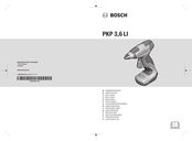 Bosch PKP 3,6 LI Notice Originale