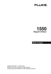 Fluke 1550 Mode D'emploi