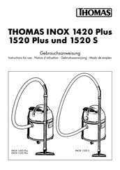 Thomas INOX 1520 S Notice D'utilisation