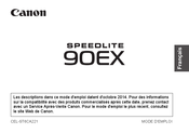 Canon SpeedLite 90EX Mode D'emploi