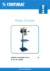 Contimac CH 25 F Mode D'emploi