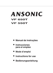 Ansonic VF 650T Mode D'emploi