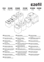 Ezetil E3000 Instructions D'utilisation Et Consignes De Sécurité