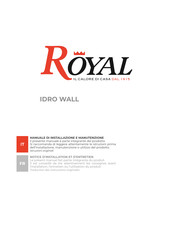 Palazzetti Royal IDRO WALL 20 Notice D'installation Et D'entretien