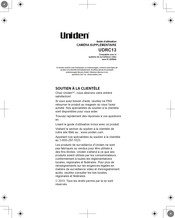 Uniden UDRC13 Guide D'utilisation