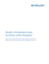 Avigilon AVA-HED1-225TB Guide D'installation