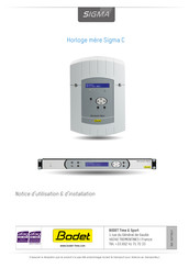 Bodet Time Sigma C Notice D'utilisation Et D'installation