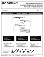 ClosetMaid 01-11546-00 Directives D'installation