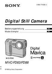 Sony Mavica MVC-FD83 Mode D'emploi