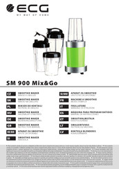 ECG SM 900 Mix&Go Mode D'emploi