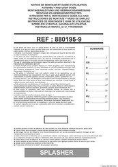 Trigano 880195-9 Notice De Montage Et Guide D'utilisation