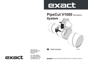 eXact Pipecut V1000 Mode D'emploi