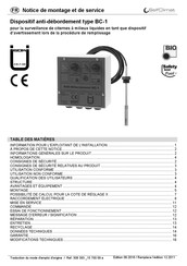 SelfClimat BC-1 Notice De Montage Et De Service