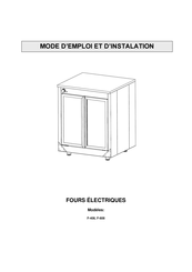 FM F-408 Mode D'emploi Et D'installation