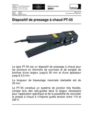 Habasit PT-55 Mode D'emploi