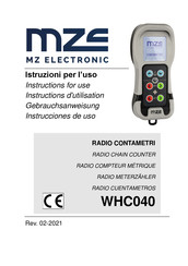 MZ electronic WHC040 Instructions D'utilisation