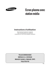Samsung PS-42PNSB Instructions D'utilisation