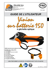 pellenc VINION Guide De L'utilisateur