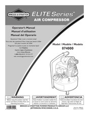 Briggs & Stratton 074000 Manuel D'utilisation