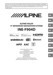 Alpine INE-F904D Guide De Référence Rapide