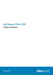 Dell EMC Venue 11 Pro 7140 Guide D'utilisation