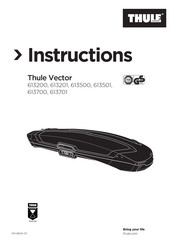 Thule Vector 613201 Manuel D'installation