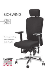 HAIDER BIOSWING 550 iQ Mode D'emploi