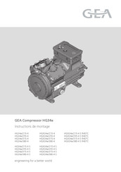 GEA HGX34e/215-4 Instructions De Montage