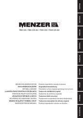 Menzer TBW 225 Traduction De La Notice Originale