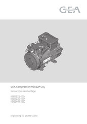 GEA HGX22P/190-4 CO2 Instructions De Montage