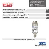 Obsolete D-10-7 Mode D'emploi