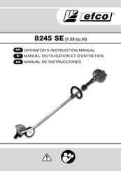 Efco 8245 SE Manuel D'utilisation Et D'entretien