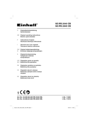 EINHELL GC-RS 2845 CB Instructions D'origine