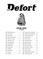 Defort DPW-1850 Mode D'emploi