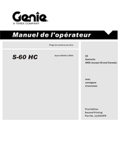 Terex S13800 Manuel De L'opérateur