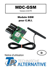 Technische Alternative MDC-GSM Notice D'utilisation