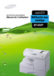 Samsung SF-835P Manuel De L'utilisateur