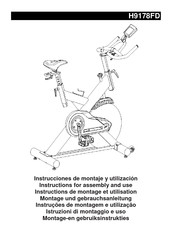 BH FITNESS H9178FD Instructions De Montage Et Utilisation