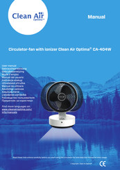 Clean Air Optima CA-404W Mode D'emploi