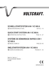 VOLTCRAFT VC 900 A Mode D'emploi