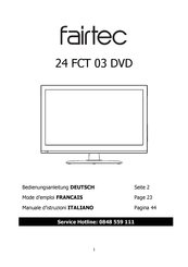 fairtec 24 FCT 03 DVD Mode D'emploi