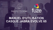 Fuze JABRA EVOLVE 65 Manuel D'utilisation