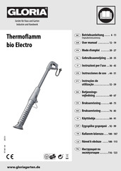 Gloria Thermoflamm bio Electro Mode D'emploi