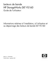 HP StorageWorks DLT VS160 Guide De L'utilisateur