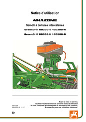 Amazone GreenDrill GD200-H Notice D'utilisation