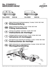 Jaeger 21040521J Instructions De Montage