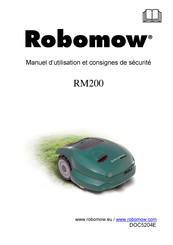 Robomow RM200 Manuel D'utilisation Et Consignes De Sécurité